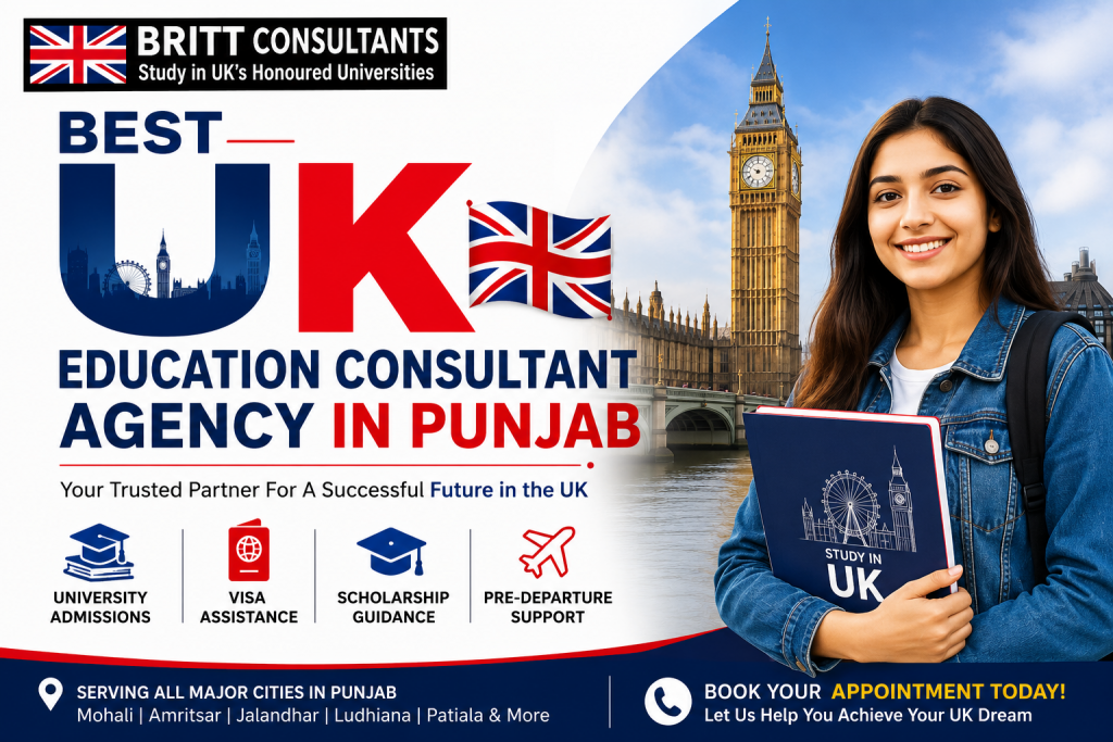 UK Study Consultant Agency in Punjab